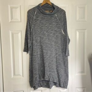 Free People Beach Terri Cocoon Pullover Midi Dress Heathered Gray